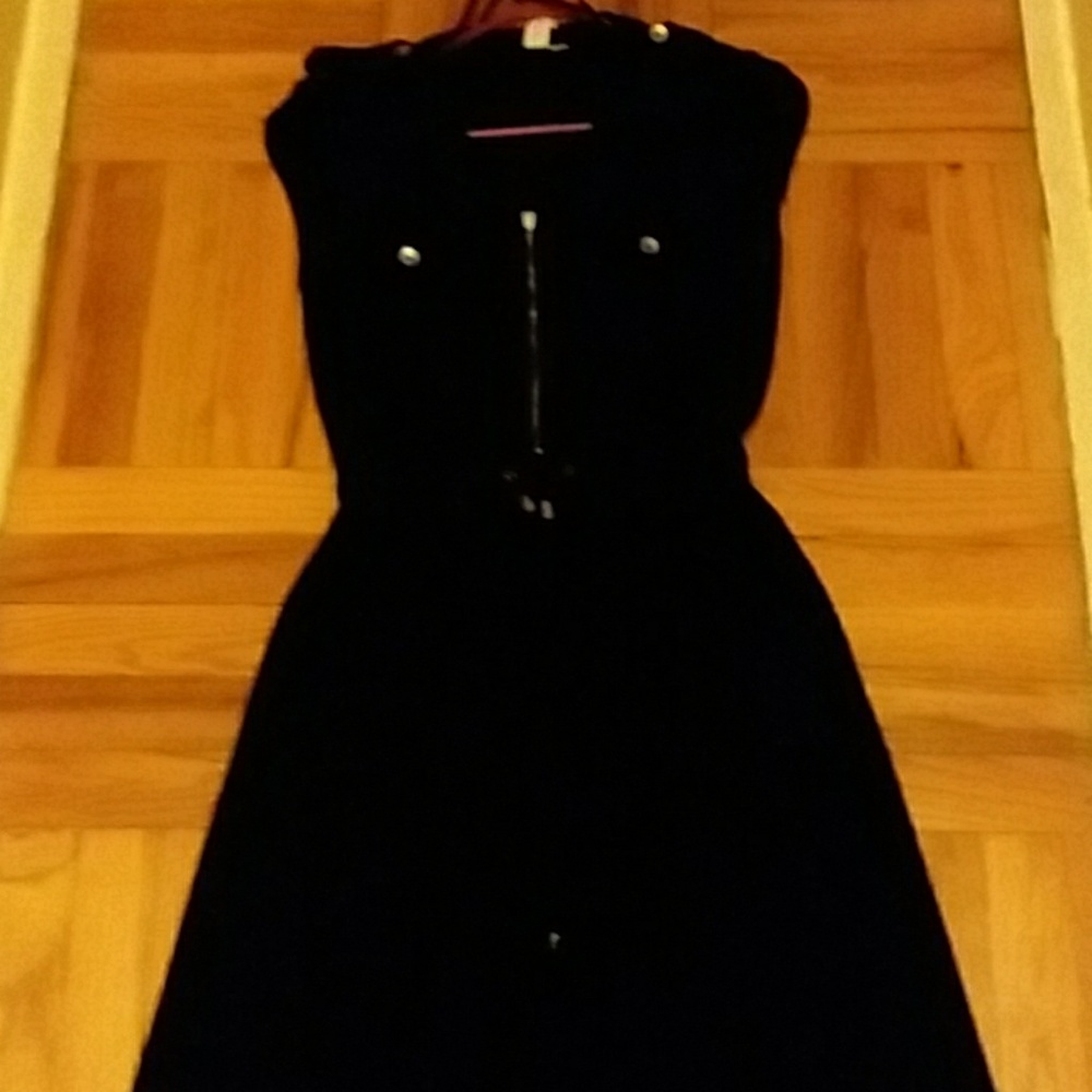 Jumpsuit W/ Gold Buttons And Draw String - image 3